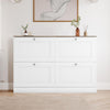 Vida Designs 4 Drawer Shoe Cabinet Hallway Storage Space Unit Shelf
