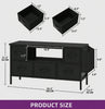 VASAGLE TV Stand Cabinet Storage Table TV Console Unit with Shelves Living Room