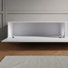 200cm High Gloss Floating TV Cabinet Stand Unit Storage Door Wall Mounted White