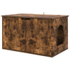 Cat House Smoked Oak 85 x 55 x 50.5 cm Engineered Wood
