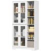 172 cm Tall Kitchen Cupboard, Pantry Storage Cabinet, White