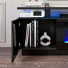 70'' TV Stand 36'' Electric Fireplace Storage Cabinet Media Flame Entertainment