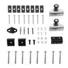 6.1FT Sliding Rail Barn Door Hardware Steel Roller Closet Track System Home Kit
