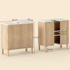 Under Sink Bathroom Cabinet for Basin without or with Pedestal, Oak