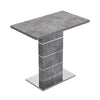 Parini Wooden Bar Table Rectangular In Concrete Effect