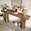 160cm Farmhouse Console Table, Narrow Wooden Entryway Sofa Table for Living Room