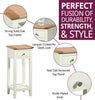 Small Console Table, Off White Painted Telephone Table with Drawer, Plant Stand