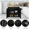 Kitchen Island Storage Trolley Rolling Cart Shelves Cupboard Cabinet Drawer Home