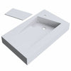 Bathroom Wash Basin Vanity Stone Resin Wall Hung Countertop Rectangle 800mm