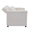 2 Seater Pull Out Sofa Bed Loveseat Recliner with Hidden Table, Cup Holders, USB