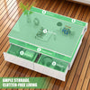 High Gloss LED Coffee Table With Storage 4 Drawers Modern Living Room Oxebnievwb
