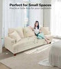 3/4 Seater Corduroy Sofa Jumbo Cord Modern Sofa Couch Seats with 2 Pillows Soft