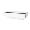 Coffee Table !SALE! High Gloss White LED Storage 2 Drawers Modern Living Room