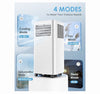 Portable Air Conditioner 4-in-1-Cooling, 24H Timer, Dehumidifier Digital Display