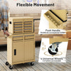 5-Drawer Rolling Tool Chest High Capacity Tool Storage Cabinet Yellow