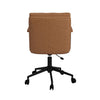 Tan Faux Leather Swivel Office Chair - Otis OTI001