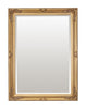 60x80cm Bevelled French Style Living Room Wall Mirror Gold - Rennes