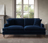 Brand new Set of soft lounge furniture Navy Velvet 3+2+love seat with footstool