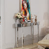Dressing Table Silver Glass Entrance Table Mirrored Vanity Console Desk Dresser