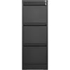 4 Drawer Heavy Duty Metal Filing Cabinet with Lock for F4/A4 Document Storage