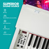 ♬Mustar Digital Piano 88 Graded Hammer Weighted Keys Keyboard Pedal Stand LED