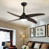 48 inch Ceiling Fan with Light Remote Control Indoor Ceiling Lamps 3 Wind Speeds