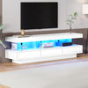 Modern 160 cm High Gloss TV Stand Cabinet with LED Lights for 55 / 65 Inch TV