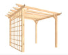 Wooden Garden Pergola Large Patio Gazebo Structure Plant Climb Trellis Arch Kit