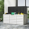 Large Outdoor Storage Box Garden Patio Plastic Chest Lid Container Multibox Shed
