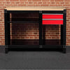 Hilka 3pc Garage Storage Workshop Tools Organiser Cabinets