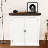 Sideboard, Rustic Storage Cabinet, Storage Cupboard with 2 Doors, Adjustable Zxp