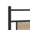 Replace Headboard Sonoma Oak 160 cm Engineered Wood and Steel