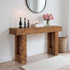 160 cm Long Console Table for Entryway,Narrow Sofa Table for Hallway Living Room