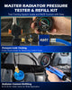 OMT 31Pcs Radiator Pressure Tester Coolant Vacuum Purge Refill With 23 Adapters