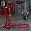 2 Ton Hydraulic Folding Engine Crane Hoist Lift Stand Lifting Garage Workshop UK