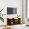 TV Cabinet Smoked Oak 80x35x40 Engineered Wood K7H6