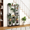 72" Tall Plant Stand Indoor Large Metal Wood Plant Shelf Heavy-Duty Display Rack
