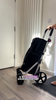 Lightweight Shopping Trolley on wheels 74L | Foldable Hard-Wearing Cart 6-Wheel