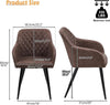 Velvet Dining Chairs Padded Set of 1/2 Metal Legs Kitchen Home Office Multicolor