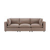 Dusk Boston Sand Velvet 3 Seater Sofa RRP £999