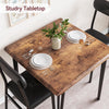 Dining Table Set with 2/4 Chairs, Modern Design for Kitchen, Home, Patio, Garden