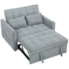 2 Seater Sofa Bed, 3-in-1 Sleeper Sofa with Adjustable Backrest