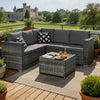 5 Seater Rattan Garden Furniture Set Sofa Coffee Table Lounge Sets Outdoor Patio