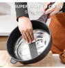 Nonstick Deep Frying Pan with Lid, 30 Cm/5.7 L Large Skillet,Granite Stone Saut,
