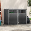 Large Wheelie Bin Storage Garden Bin Shed Dustbin Wheelie Bin Cover Steel 2 Shed