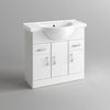 Basin Vanity Cabinet Bathroom Storage Furniture Sink Unit 850mm White Gloss
