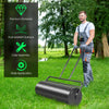 63L Steel Garden Lawn Roller Water Sand Filled Outdoor Grass Roller w/Drain Plug