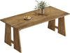 70.87 Inch Modern Rectangle Dining Table Solid Wood Kitchen Table for 6-8 People