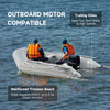 2.3M Inflatable Boat for 2 Adults Boat for Fishing Playing More on Rivers Lakes