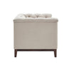 Dusk Chesterfield Stone Matte Velvet 2 Seater Sofa RRP £699